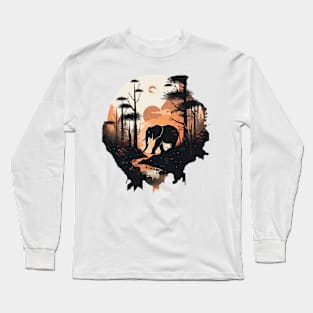 elephant Long Sleeve T-Shirt